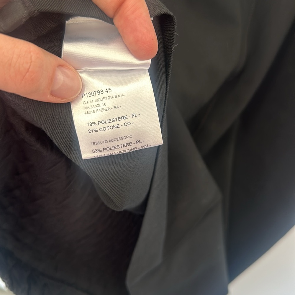 HACHE Italy Black Dress quilted sleeveless dress 42 - Picture 7 of 7